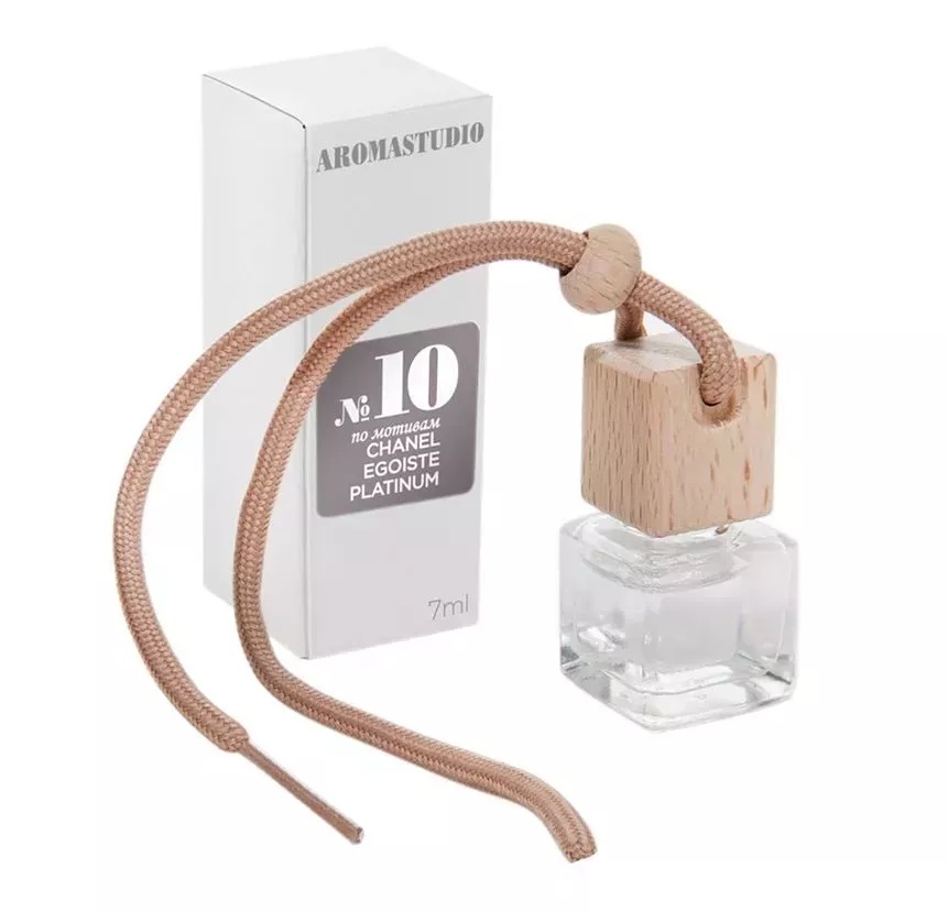 Ароматизатор  АРОМАСТУДИЯ №10 Egoiste Platinum Парфюм жидкий подвесной Россия 7мл